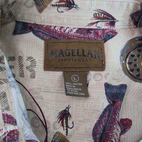 Magellan Sportswear Men Long Sleeve Fishing Shirt - Picture 3 of 6